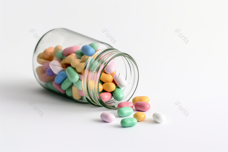 透明药瓶中散落的药医疗背景图,高清,摄影图,摄影图片,图片大全,摄影图免费下载